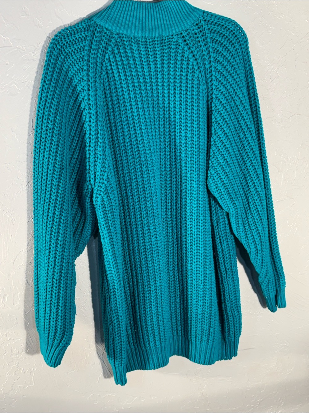 Teal Rib-Knit Sweater Pullover -Junior Connet. Women